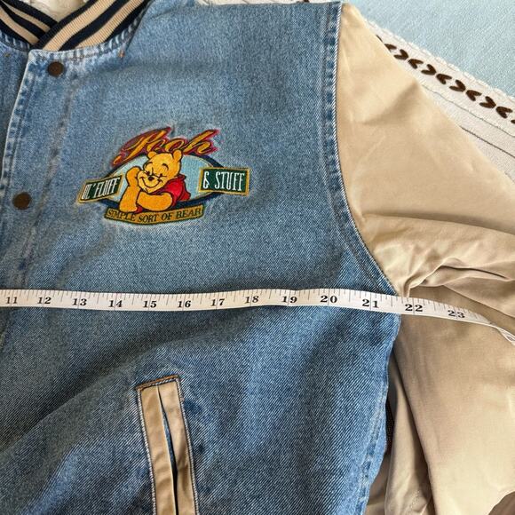 Vintage Winnie The Pooh Varsity Jacket ( Medium ? ) Disney - Picture 3 of 10